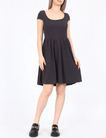 Rochie scurta Noisy May, gri inchis