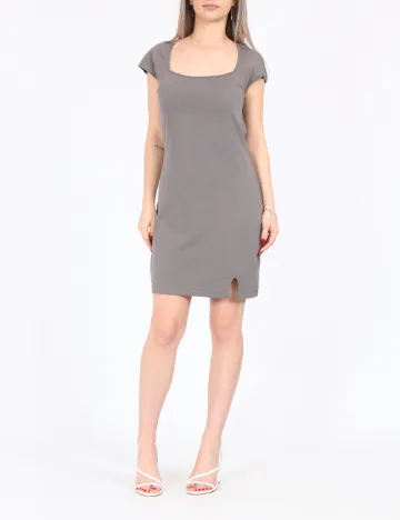 Rochie scurta Noisy May, gri