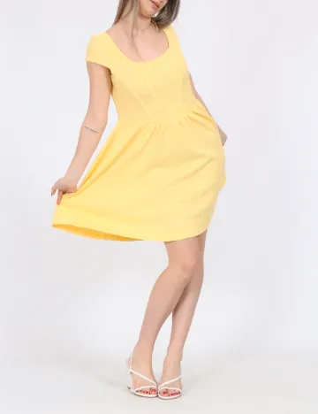 Rochie scurta Noisy May, galben