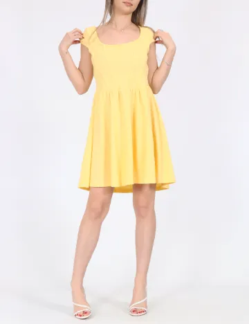 Rochie scurta Noisy May, galben