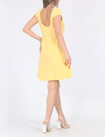 Rochie scurta Noisy May, galben