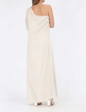 Rochie lunga Vila, crem