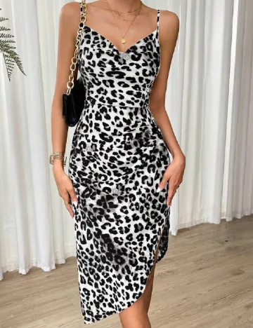 Rochie scurta SHEIN, animal print
