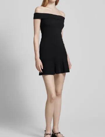 Rochie scurta Noisy May, negru
