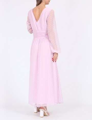 Rochie lunga Vila, roz