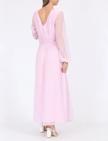 Rochie lunga Vila, roz