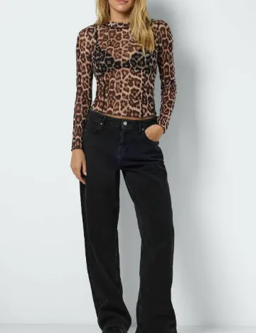 Bluza Noisy May, animal print