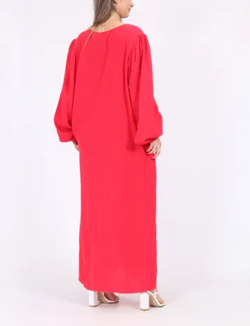 Rochie lunga Pieces, roz
