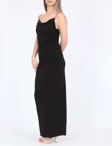 Rochie lunga Only, negru