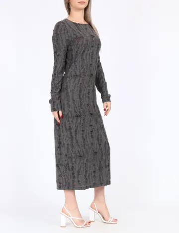 Rochie lunga Noisy May, gri
