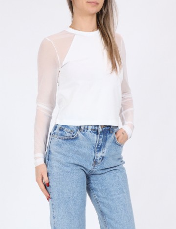 Bluza Noisy May, alb