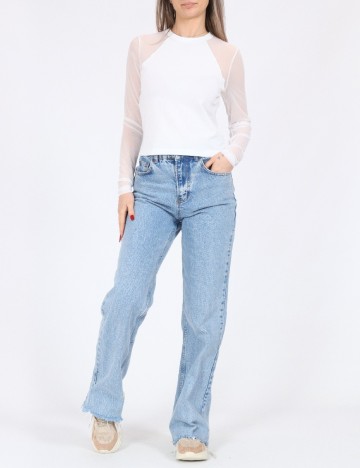 Bluza Noisy May, alb