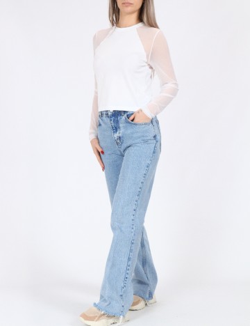 Bluza Noisy May, alb