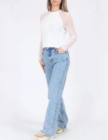 Bluza Noisy May, alb