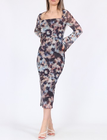 Rochie lunga Noisy May, mix culori
