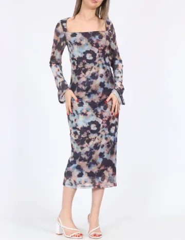 Rochie lunga Noisy May, mix culori