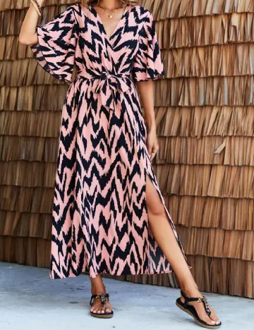Rochie lunga SHEIN, roz Roz