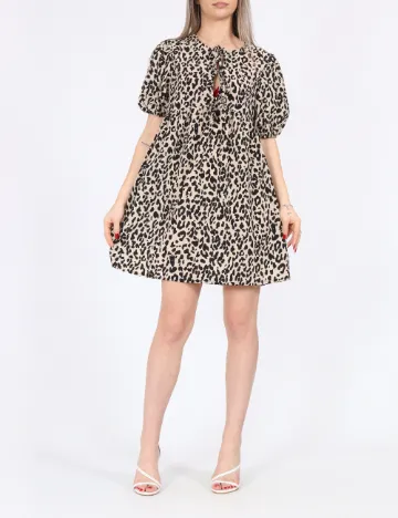 Rochie scurta SHEIN, animal print Animal print