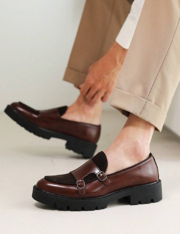 Pantofi SHEIN, maro