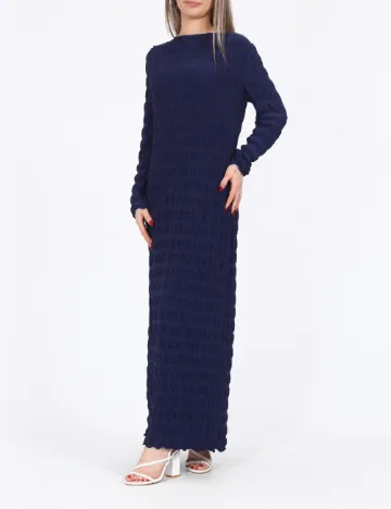 Rochie lunga Jacqueline de Yong, bleumarin