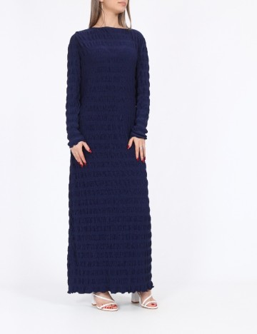 Rochie lunga Jacqueline de Yong, bleumarin