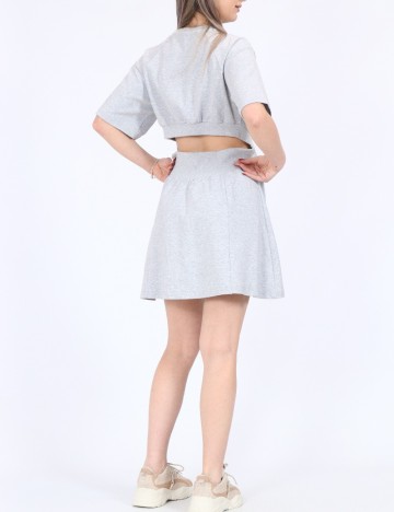 Rochie medie Noisy May, gri