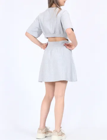 Rochie medie Noisy May, gri