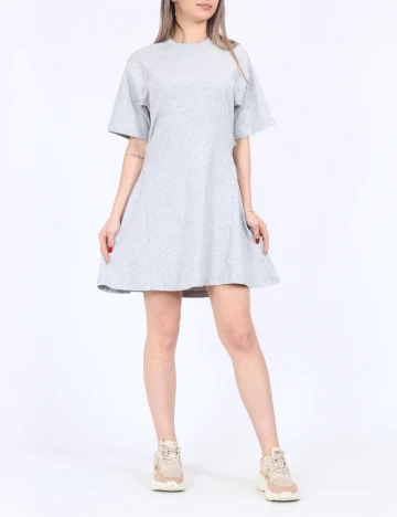 Rochie medie Noisy May, gri