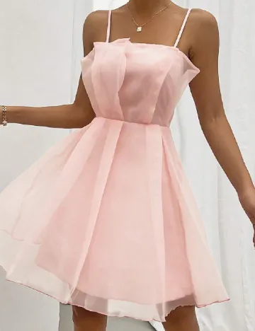 Rochie scurta SHEIN, roz