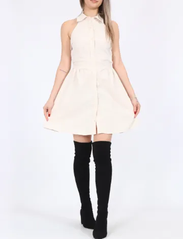 Rochie scurta SHEIN, crem