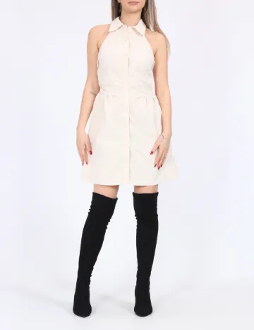 Rochie scurta SHEIN, crem