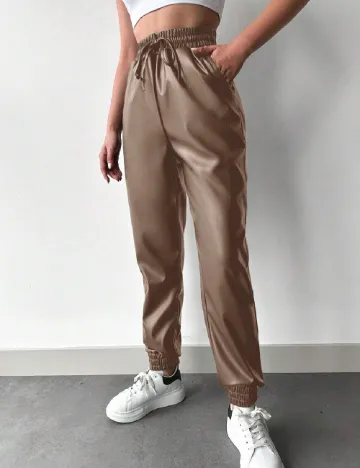 Pantaloni SHEIN, maro