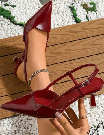 Pantofi SHEIN, rosu