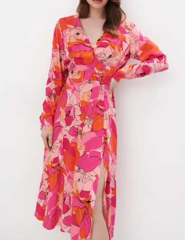 Rochie medie Mohito, mix culori