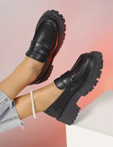 Mocasini SHEIN, negru