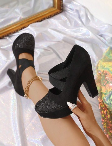 Pantofi SHEIN, negru