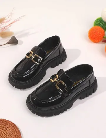 Mocasini Shein Kids, negru