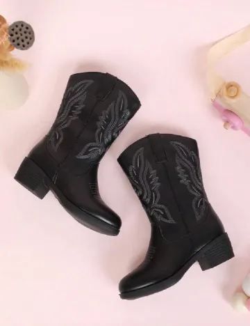 Cizme Shein Kids, negru
