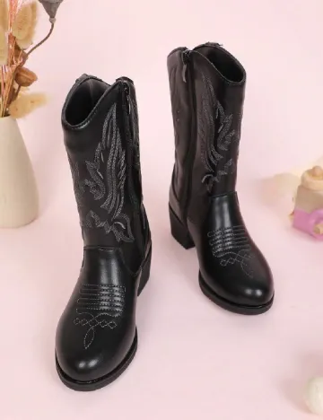 Cizme Shein Kids, negru