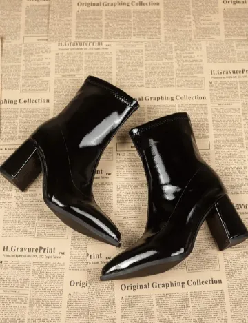 Botine SHEIN, negru