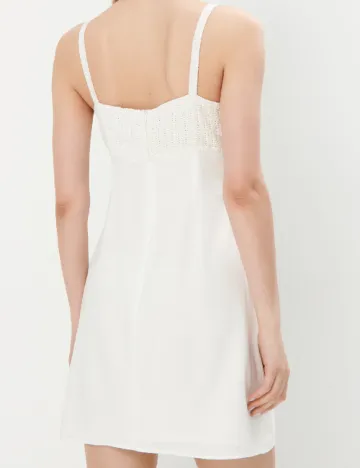 Rochie scurta Mohito, alb