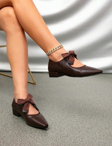 Pantofi SHEIN, maro
