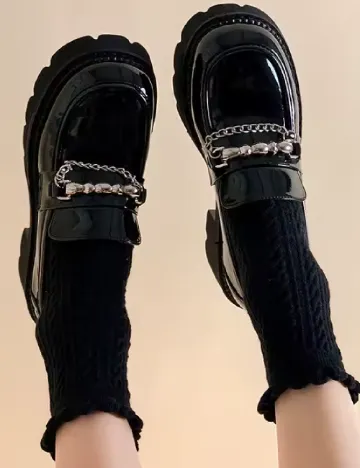 Mocasini SHEIN, negru