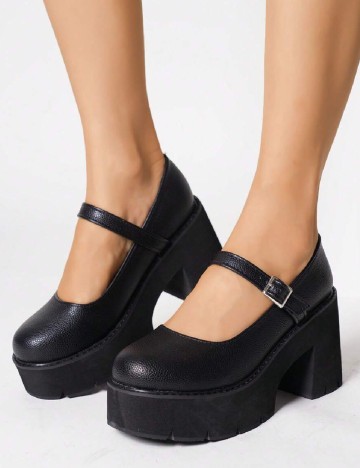Pantofi SHEIN, negru