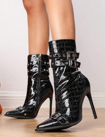 Botine SHEIN, negru