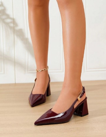 Pantofi SHEIN, rosu