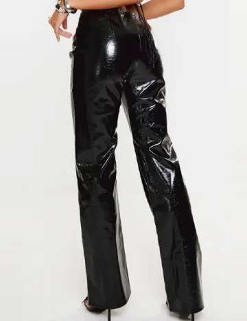 Pantaloni PRETTYLITTLETHING, negru
