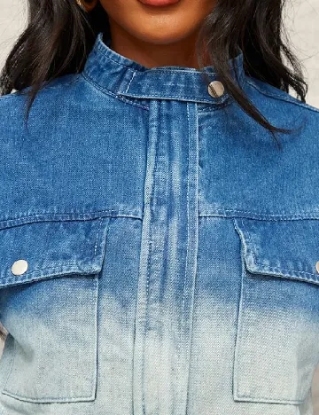 Jacheta PRETTYLITTLETHING, albastru