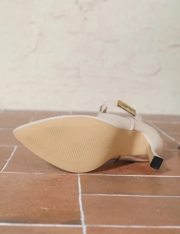 Botine SHEIN, crem