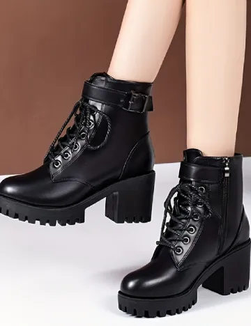 Botine SHEIN, negru
